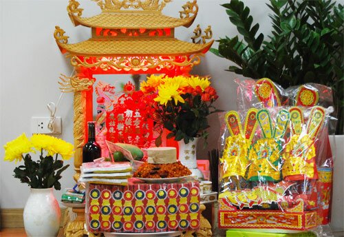Tư vấn phong thủy về cách đặt bàn thờ ông Táo